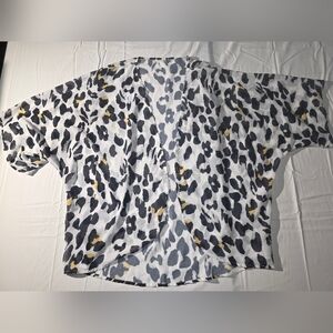 Leopard Print Lightweight Cardigan